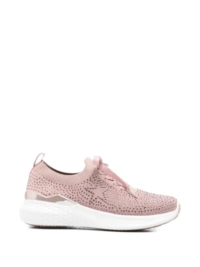 Ara Monticello Ribbon Embellished Sneakers In Pink