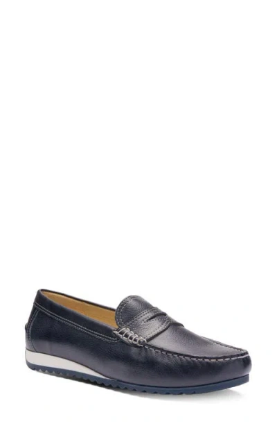 Ara Nomad Penny Loafer In Blue