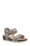 Ara Nova Platform Wedge Sandal In Multi