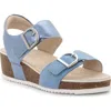 Ara Nova Slingback Platform Wedge Sandal In Blue