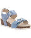 Ara Nova Slingback Platform Wedge Sandal In Blue