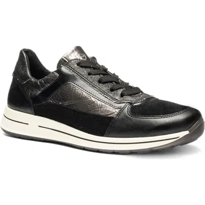 ARA ARA OBSIDIAN LEATHER SNEAKER