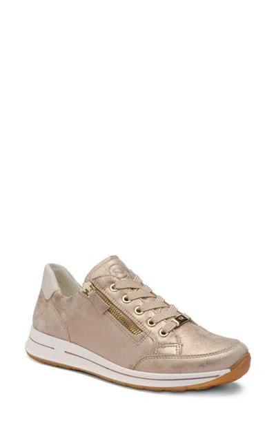 Ara Oleanna Sneaker In Gold