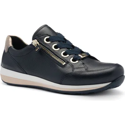 Ara Ollie Lace-up Sneaker In Black