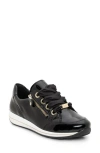 Ara Ollie Sneaker In Black/gold