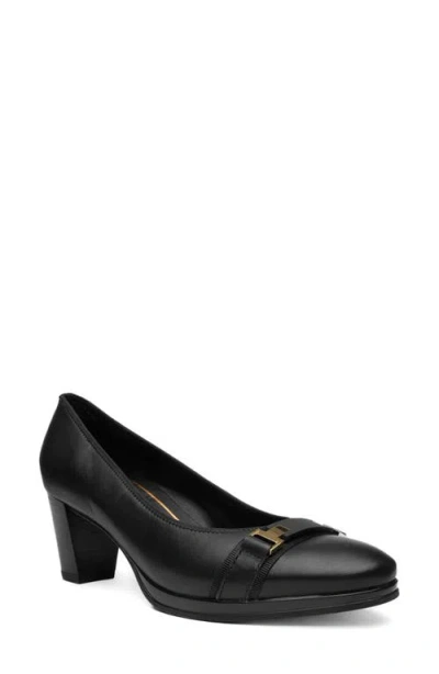 Ara Ophelia Buckle Pump In Black