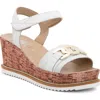 Ara Palmdale Wedge Platform Sandal In White