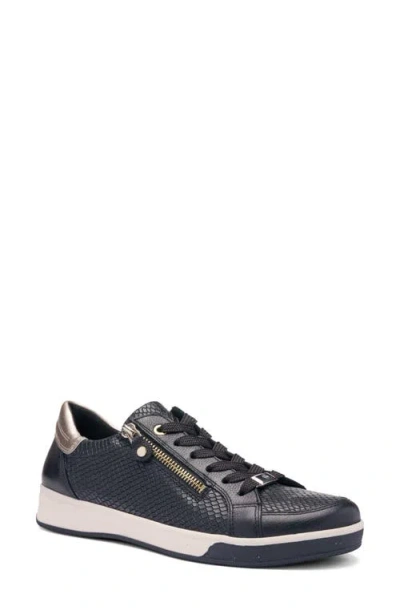 Ara Rei Low Top Sneaker In Black