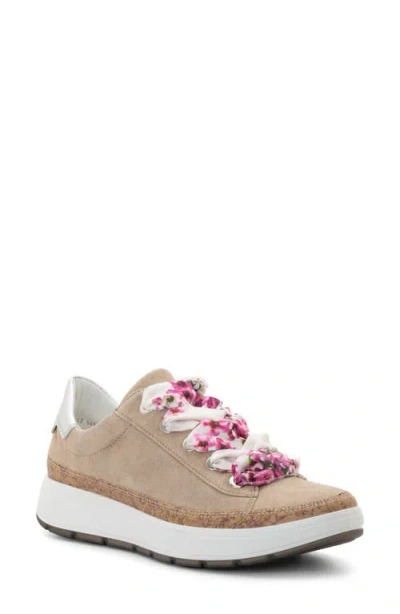 Ara Rem Sneaker In Sand/silver