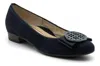 Ara Shoes Women's Bambi Slip-on Flat In Black Puntikid In Animal Print