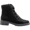 Ara Shoes Women's Debbie Lace-up Bootie In Black In Black