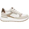 Ara Shoes Women's Gardenia Sneaker In Shell/cream/sand Leather In Multi