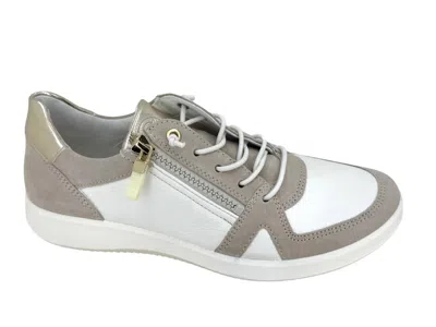 Ara Shoes Women's Riviera Sneaker In Cream In White