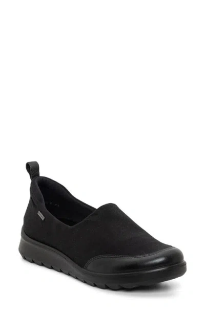 Ara Topaz Waterproof Slip-on Sneaker In Black