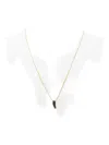 Ara Vartanian 18k Yellow Gold Horn Diamond Necklace In Gold