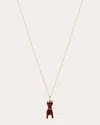Ara Vartanian Women's Rock On 18k Gold And Red Jasper Pendant In Red