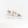 Ara Women's Bayview Sandal In Platinum/sand In Multi