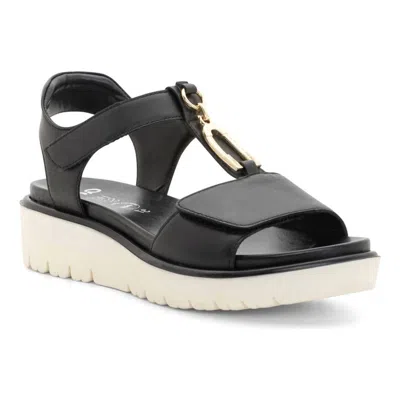 Ara Women's Belize Wedge Sandal In Black