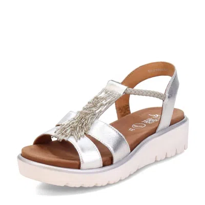 ARA WOMEN'S BRISTOL SANDAL IN SILVER