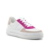 Shop Ara Women's Calgary Sneakers In White/pink In Multi