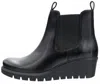 Ara Cascade Wedge Chelsea Boot In Black