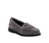 Ara Daffodil Moc Toe Loafer In Blue