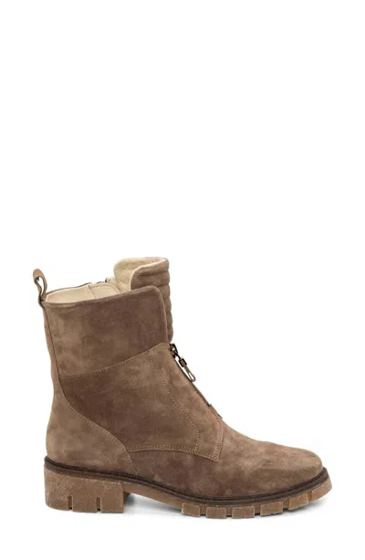 Ara Women's Deon Combat Boots In Sesame