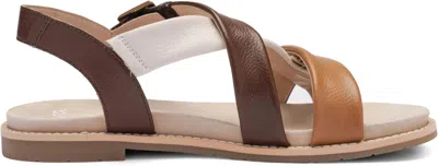 Ara Women's Ember Sandal In Mousse/cream/mocha In Brown