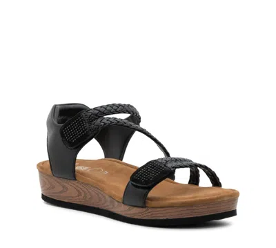Ara Women's Fern Braided Sandal In Black