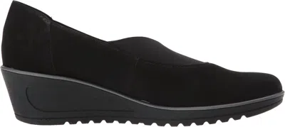 Ara Women's Haddie Wedge Slip On Shoe In Black