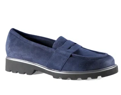Ara Women's Harleigh Penny Loafers In Ocean Brush In Blue