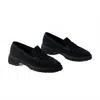 Ara Women's Karina Loafer In Navy Suede In Black