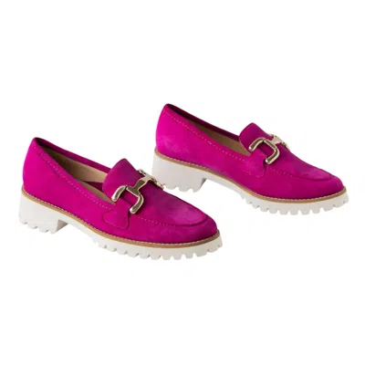 ARA WOMEN'S KIANA LOAFER IN PINK SUEDE