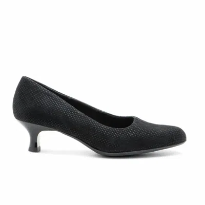 ARA WOMEN'S KIT ALMOND-TOE PUMP IN BLACK