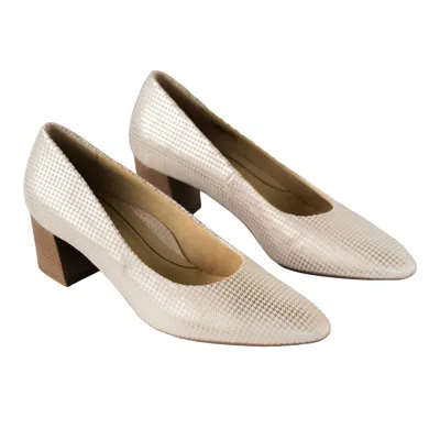 Ara Women's Lichfield Pump In Puder Pepitakid In Multi