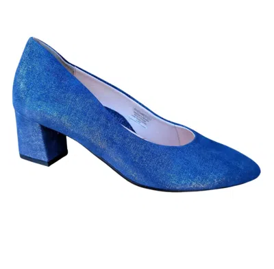 Ara Women's Lichfield Pumps In Navy Glitter Metallic In Multi
