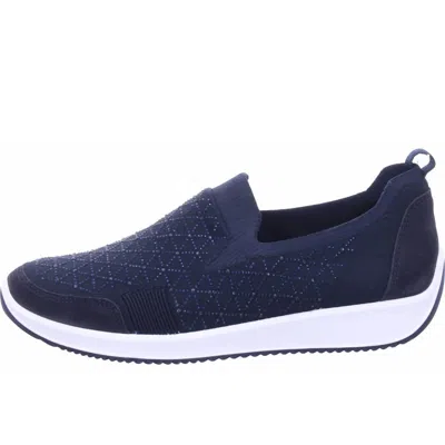 Ara Women's Lisbon Slip-on Sneaker In Navy In Multi