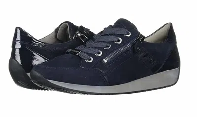 Ara Women's Lola Combo Sneaker In Navy
