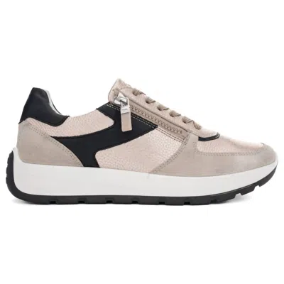 Ara Women Nagano Sneakers In Sand/shell/black In Multi