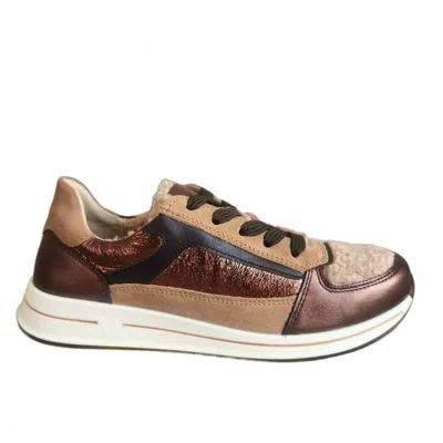 Ara Women's Obsidian Sneakers In Bronze In Multi
