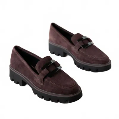 Ara Women's Oleander Loafer In Amarone Suede In Multi