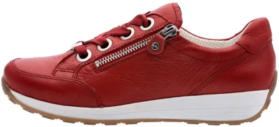 Ara Ollie Lace-up Sneaker In Red