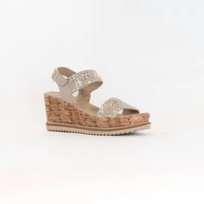 Ara Women's Parma Wedge Sandals In Sand/platin Multi In Brown