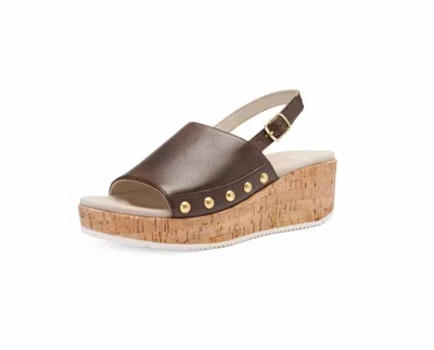 Ara Women's Raelis Sandals In Mocca/sand/natural In Yellow