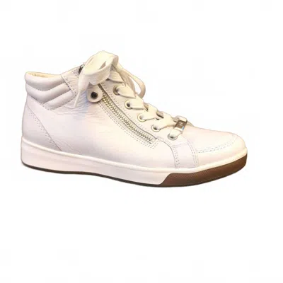 Ara Women's Rei High Top Sneaker In White