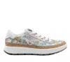 Ara Women Rem Stone Natural High Soft Leather Sneaker In Konfetti In Multi