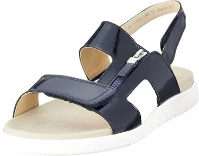 Ara Women's Rom - Sport Sandal In Dark Navy Patent In Blue