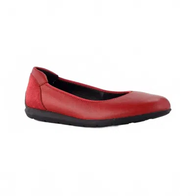 Ara Women's Sh Flat Shoes In Chili Red In Multi