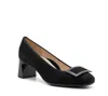 Ara Women's Tango Shoes In Black Pindot Suede