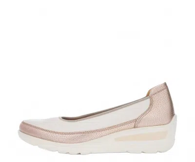 Ara Women's Zinnia Slip-on Shoe In Sand/silver Metallic In Multi